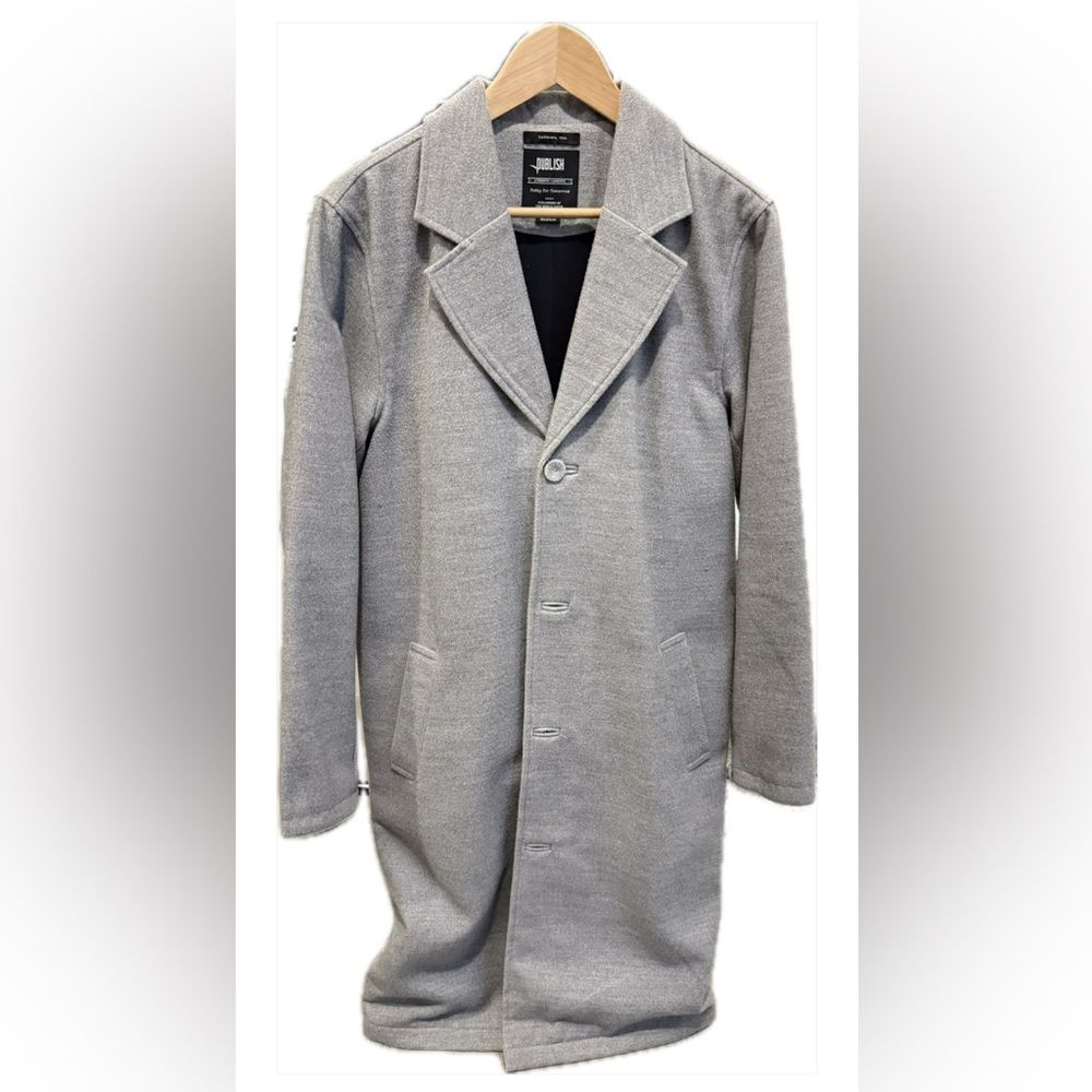 PUBLISH - Grey Peacoat